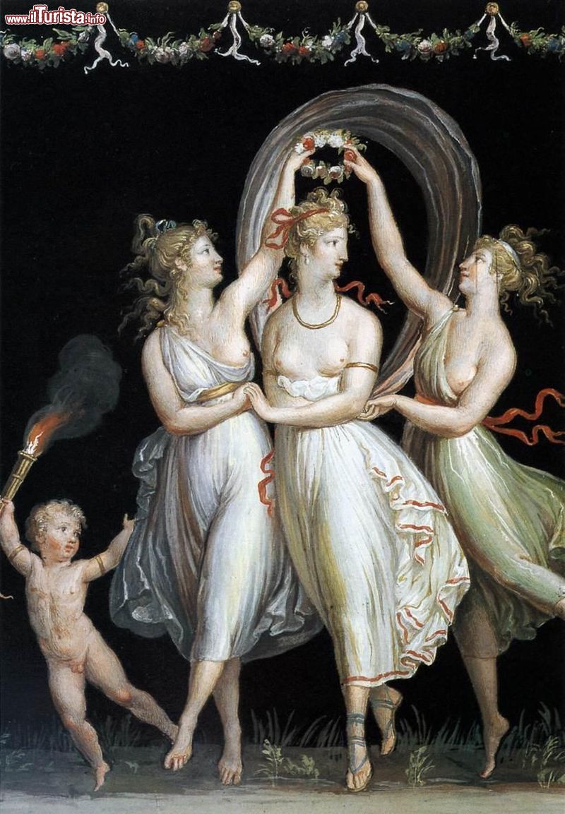Immagine Un dipinto di Antonio Canova, le Tre Grazie danzanti, al Museo Canoviano di Possagno - © Pubblico dominio, Wikipedia