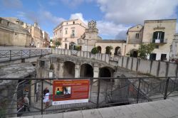 L'ipogeo in Piazza Vittorio Veneto nel centro di Matera