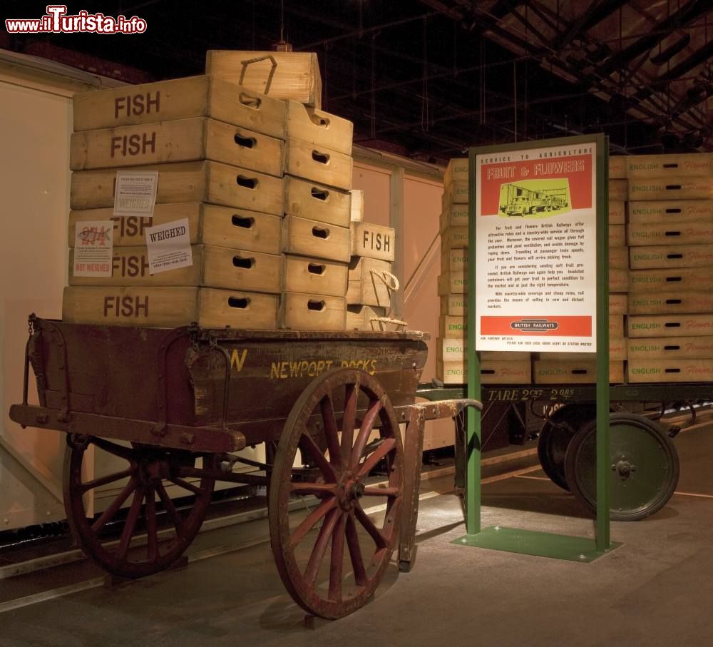 Immagine La storia del trasporto ferroviario al National Railway Museum di York, Inghilterra