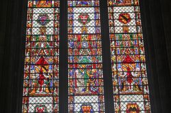 Le famose vetrate colorate di York Mnster, la cattedrale di York (Inghilterra) la cui costruizone è terminata nel 1473 - foto © Sareena Singh / Shutterstock.com