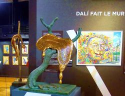 Vista al museo Espace Dali a Parigi. Raccoglie la più vasta collezione francese di reperti e opere dell'artista catalano
