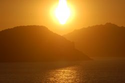 Arrivo ad Olbia, al tramonto