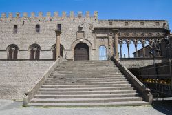 Il Palazzo dei Papi e la Loggia delle Benedizioni a Viterbo nel Lazio