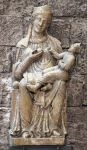 La statua della Madonna degli annegati del XIII secolo, Duomo di Trento - © Sailko - CC BY 3.0, Wikipedia