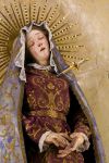 Particolare di una statua della Madonna all'interno della Cattedrale di Trento - © jorisvo / Shutterstock.com