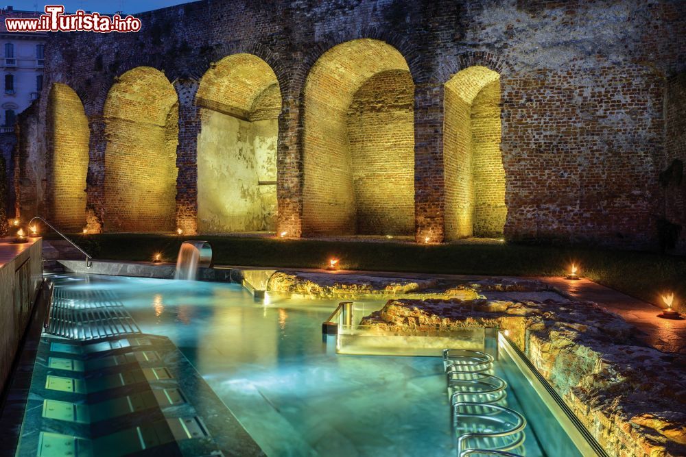 Immagine Lo Stabilimento QC alle Terme di Milano. Si trovano lungo gli antichi bastioni, non lontane da Porta Romana