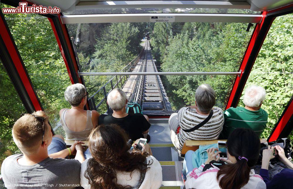 Immagine La funicolare che sale da Interlaken alla terrazza Harder Kulm in Svizzera - © Dr Ajay Kumar Singh / Shutterstock.com