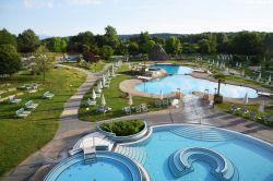 Panorama delle Terme Rogner a Bad Blumau in Austria