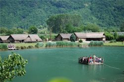 L'Archeopark a Boario Terme in Lombardia. ...