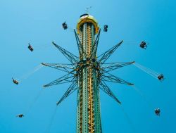 Praterturm il grande calcinculo di Vienna, presso il Prater