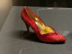 Una scarpa indossata da Marylin Monroe al Museo Internazionale della Calazatura a Vigevano