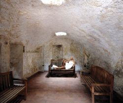 Sauna all'interno delle Terme di Agnano a Napoli, uno degli stabilimenti termali della Campania  - © www.termediagnano.it