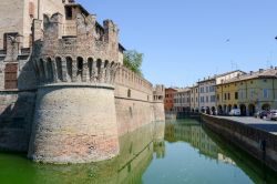 Un torrione della Rocca Sanvitale di Fontanaellato ...