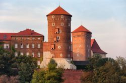 Wawel Royal Castle in Krakow, Poland.