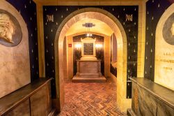 Interno del palazzo della Conciergerie di Parigi, Francia. Monumento storico nazionale dal 1914, la Conciergerie è una delle principali attrazioni turistiche della città anche ...