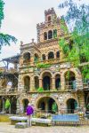 Visita alle architetture dei giardini di Villa Comunale a Taormina, Sicilia