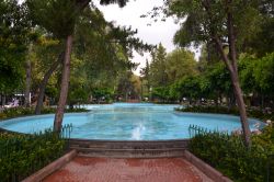 Plaza luis Cabrera nel quartiere di Colonia Roma a Mexico City