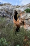 Grotte naturali e preistoriche a Cava d'Ispica in Sicilia