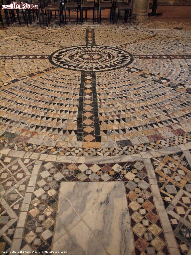 Immagine Particolare del mosaico pavimentale della Abbazia di Pomposa, comune di Codigoro- © Gaia Conventi / Shutterstock.com