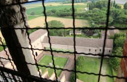 Il panorama che si gode dal campanile dell'Abbazia di Pomposa, costa della Romagna