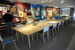 Area espositiva e spazio di studio al museo della Bibbia di Amsterdam in Olanda © Sonja Vietto Ramus
