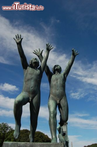 Dettaglio statue del Vigeland