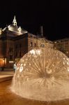 Fontana di Oslo in notturna