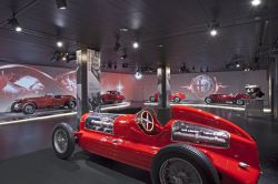 Storiche macchine da corsa al Museo Alfa Romeo di Arese a Milano - © Copyright 2015 FCA