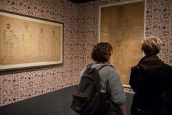 Stampe all'esposizione sull'arte dei tatuaggi a Torino (Piemonte): siamo al MAO, il museo di arte orientale, ubicato in pieno centro nello storico Palazzo Mazzonis  - © Stefano ...