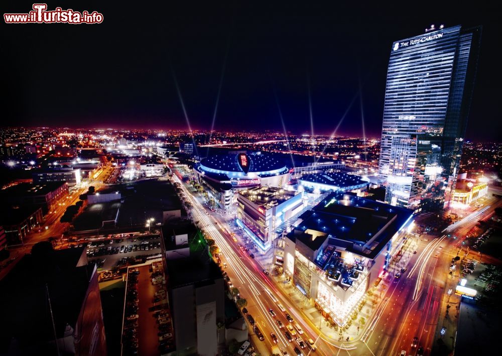 Immagine Staple Center a Down Town Los angeles - Credit Los Angeles Tourism