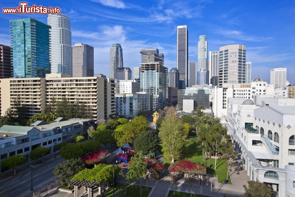 Immagine Una immagine di Downtown Los Angels, il vivace centro della metropoli della California - Credit Los Angeles Tourism