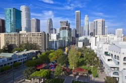 Una immagine di Downtown Los Angels, il vivace centro della metropoli della California - Credit Los Angeles Tourism