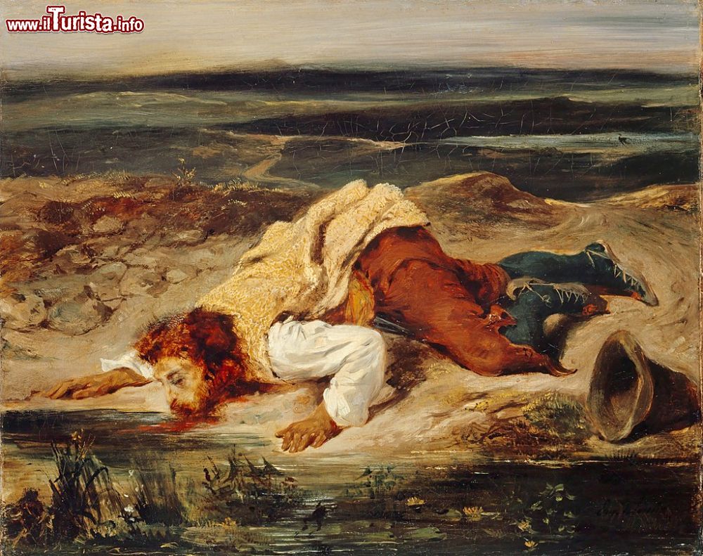 Immagine Un dipinto di E. Delacroix esposto a basilea, museo Kunstmuseum Basel, Svizzera
