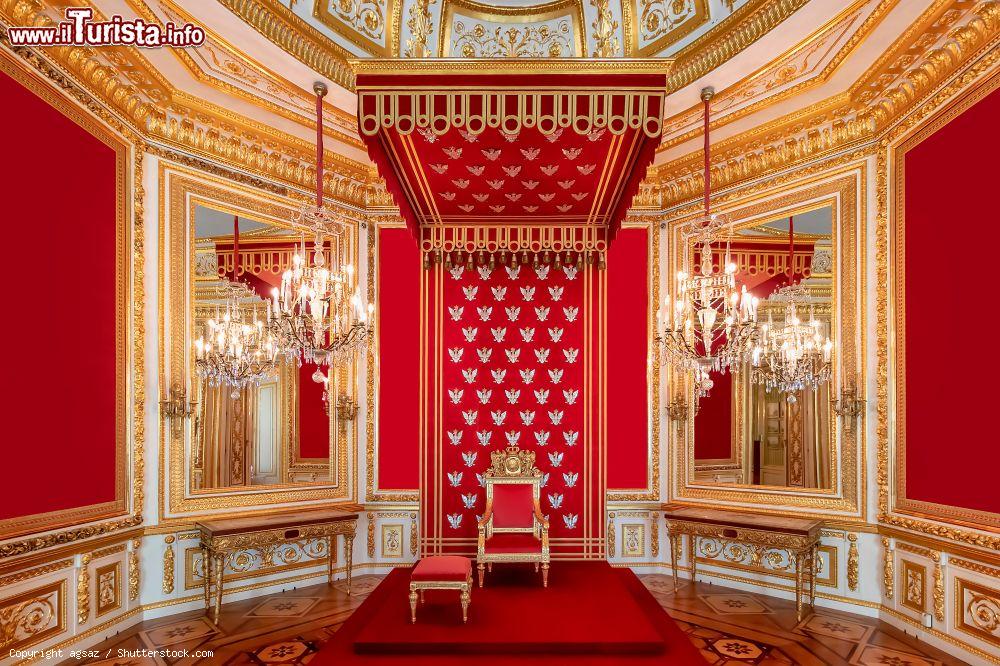 Immagine La sala del Trono dentro al Castello Reale di Varsavia in Polonia - © agsaz / Shutterstock.com