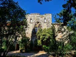 Lo storico monastero benedettino a Lokrum, Dubrovnik, Croazia