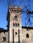 Il torrione del Castello di Marne: siamo in lombardia a Filago, vicino a Bergamo - © Giorces - Wikipedia