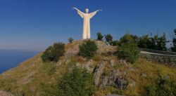 Il Cristo Redentore di Maratea, da dove si gode di un magnifico panorama della costa tirrenica