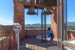 La cima della Torre delle Ore, uno dei punti panoramici del centro di lucca in Toscana - © Elena Odareeva / Shutterstock.com