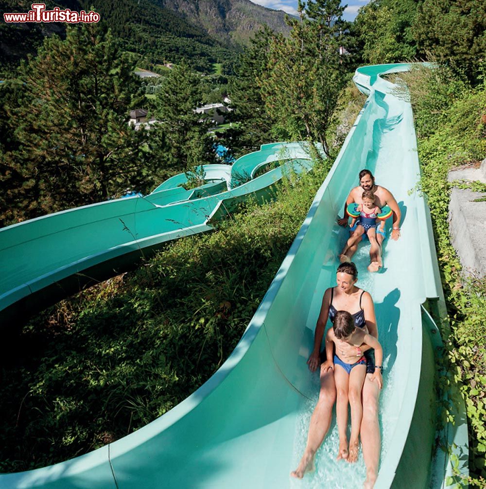 Immagine Lo scivolo delle Terme di Brigerbad, il più lungo di tutte le Alpi, in Svizzera
