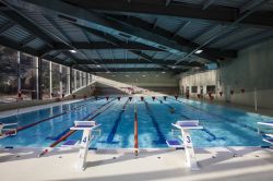 Piscina interna delle Terme di Briga a Brigerbad in Svizzera