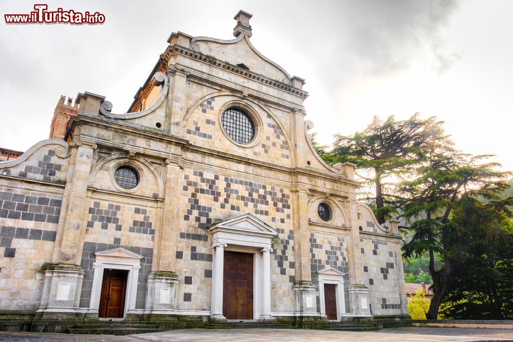 Immagine La facciata della Abbazia di Praglia a Teolo; siamo sui Colli Euganei in provincia di Padova