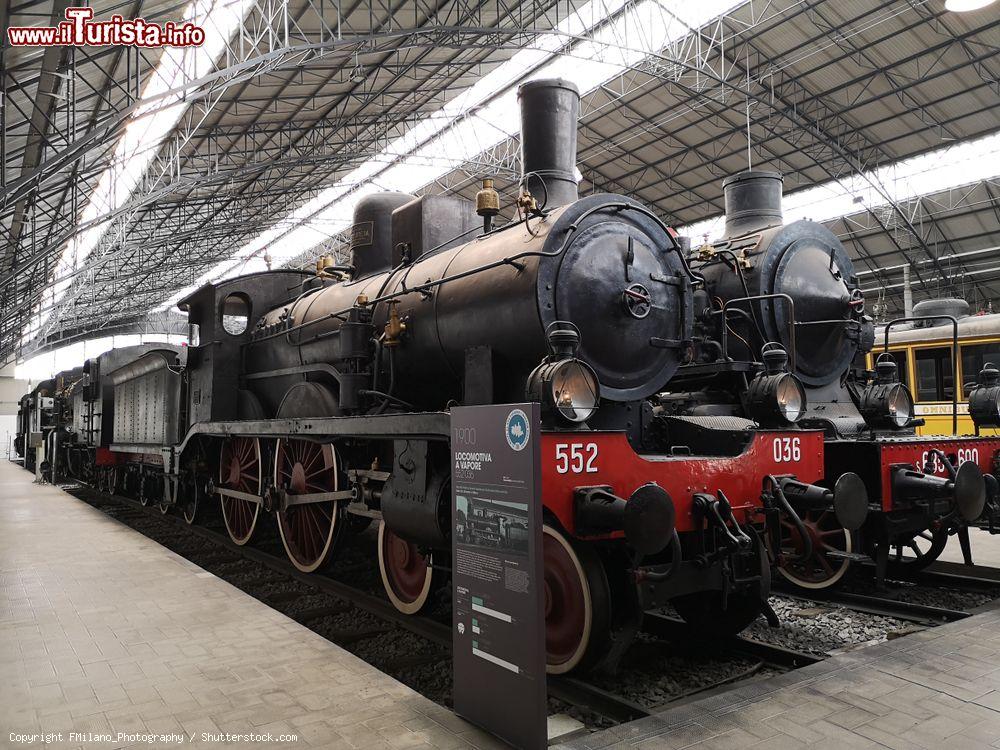Immagine Locomotive a vapore al Museo della Scienza e Tecnologia di Milano - © FMilano_Photography / Shutterstock.com