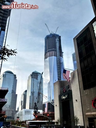 Il nuovo One World Trade Center in costruzione