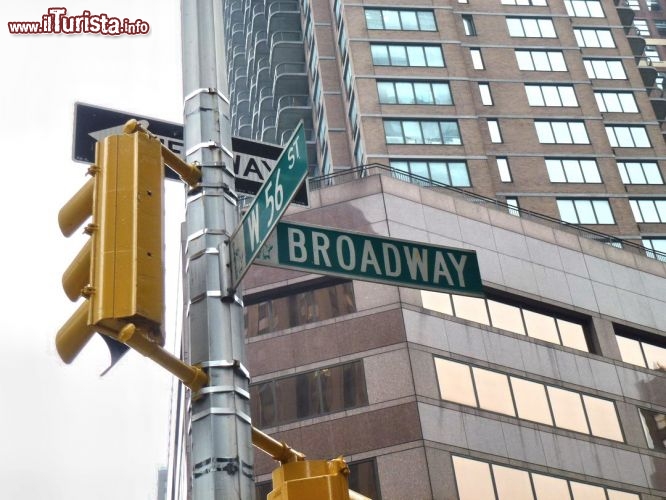 La celebre Broadway, la via dei teatri