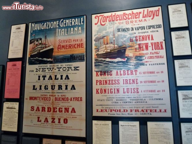 Servizi per le Americhe: i poster dell'epoca che promuovevano le imbarcazioni italiani che raggiungevano gli Stati Uniti e il Sud America