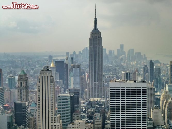 Empire State Building visto dal Top of the Rock 