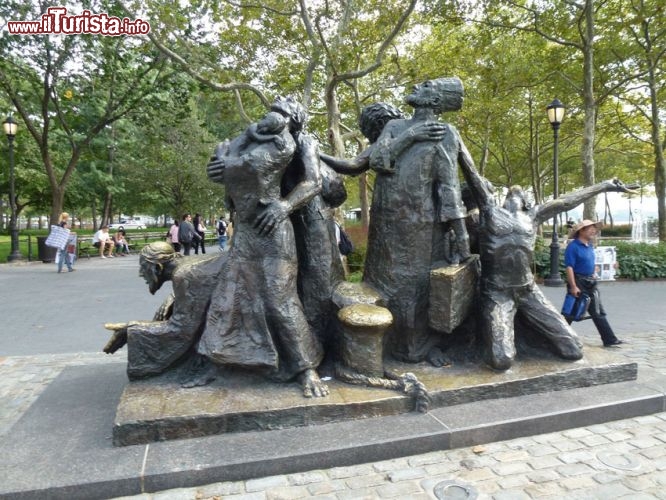 Monumento agli immigrati a Battery Park