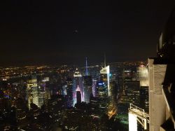 Vista dall'Empire State Bulilding di notte