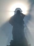 Nebbia intorno alla Statua della Libert