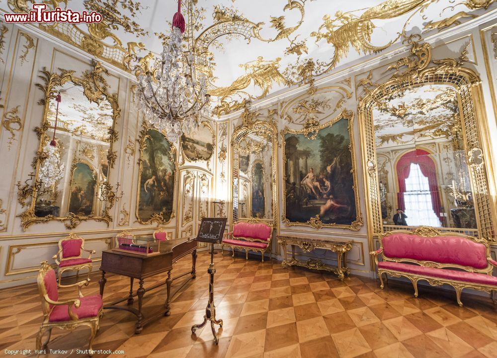 Immagine Una delle spettacolari sale del Palazzo di Sanssouci a Potsdam, vicino a Berlino - © Yuri Turkov / Shutterstock.com